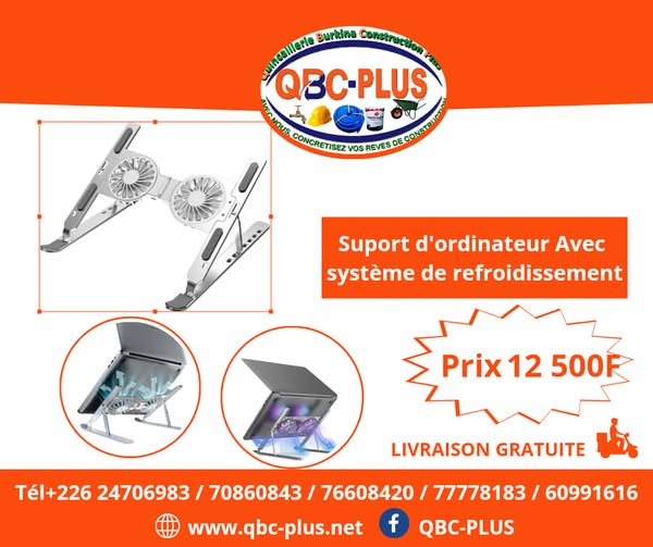 Dupport d'ordinateur - refroidissement