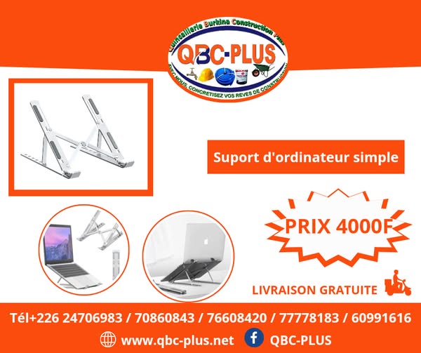 Support d'ordinateur simple